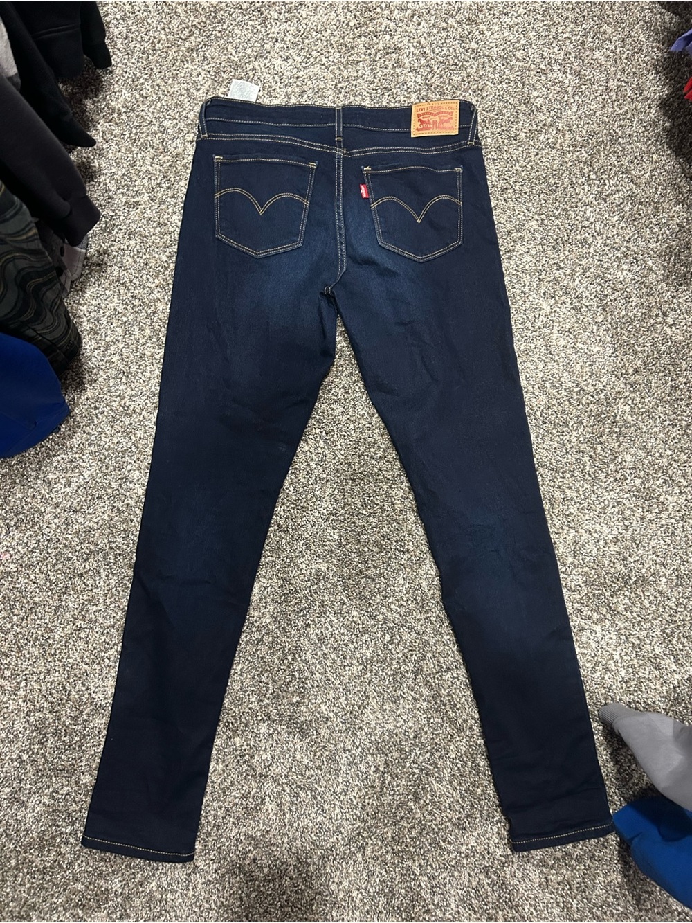 Levi's Navy Indigo Skinny Jeans
